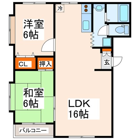 メゾンミレ2000－1の物件間取画像